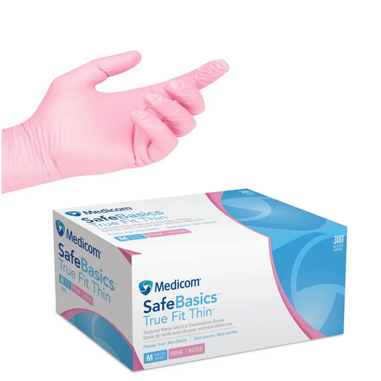 Gloves - Medicom Safe Basics True Fit PINK from Medicom - The Deadly North