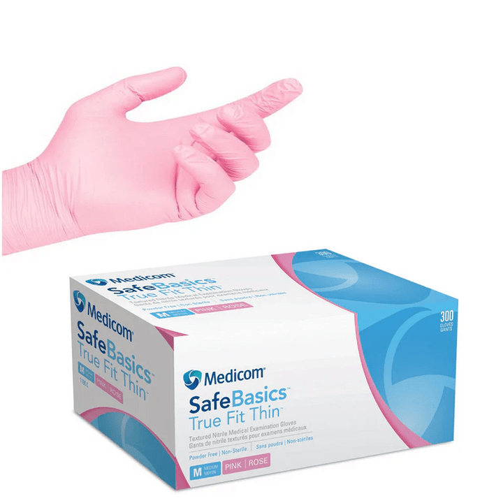 Gloves - Medicom Safe Basics True Fit PINK from Medicom - The Deadly North