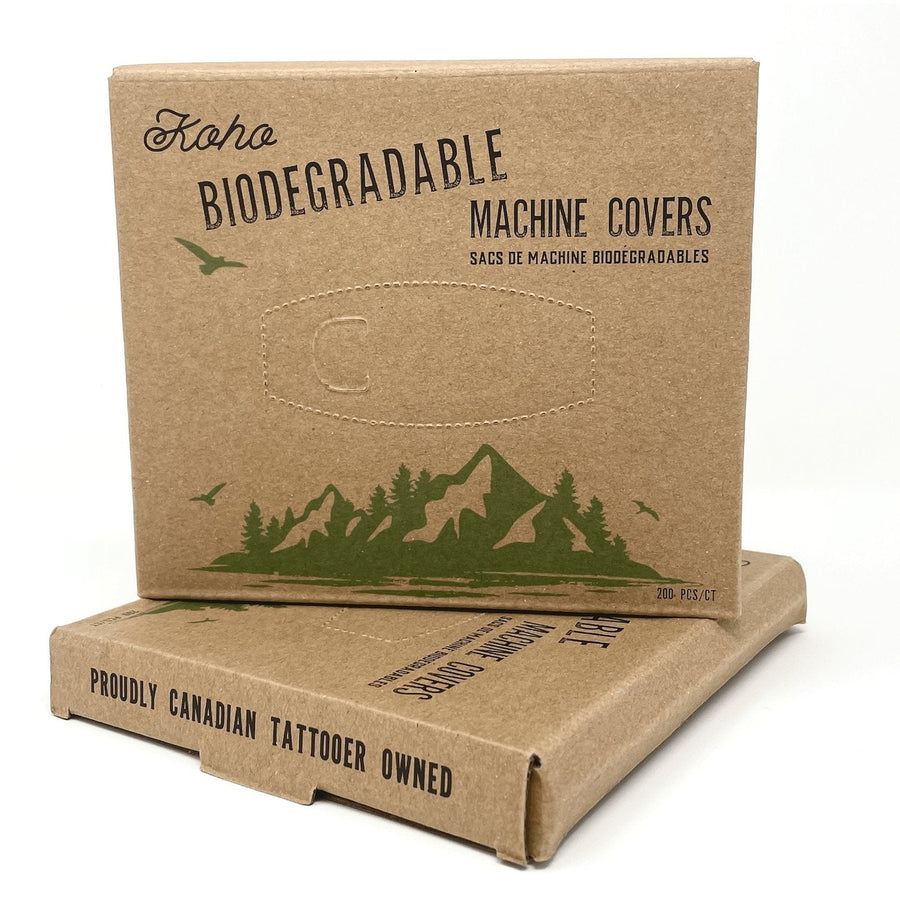 KoHo Biodegradable Machine Bags from Northern Tattoo Supply - The Deadly North