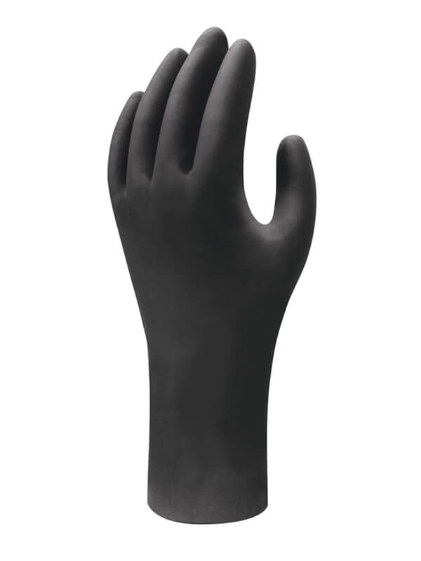 Biodegradable 4mil glove Black X-large Box of 100