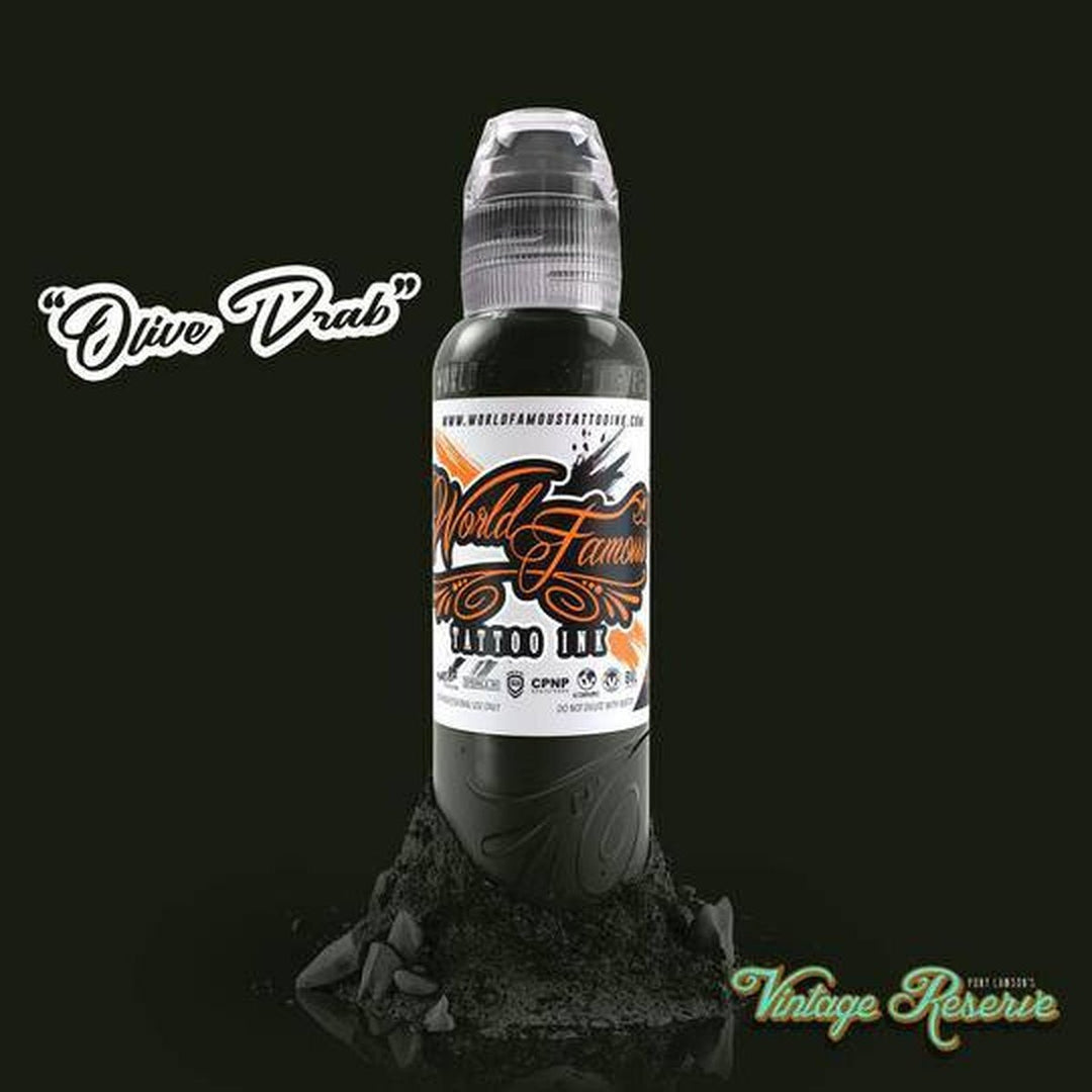 World Famous - Pony Lawson's Olive Drab from World Famous Tattoo - The Deadly North