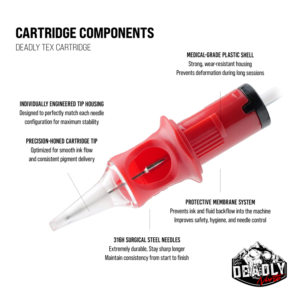 Tex Cartridges - #12 (.35mm) Curved Magnums long Taper from The Deadly North - The Deadly North